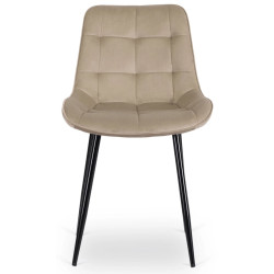 Scaun Mebel Elite Chris (Beige/Black) Thumb