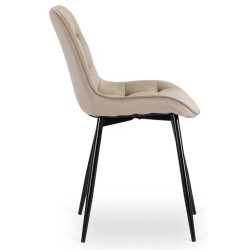 Scaun Mebel Elite Chris (Beige/Black) Thumb