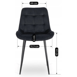 Scaun Mebel Elite Chris (Black) Thumb