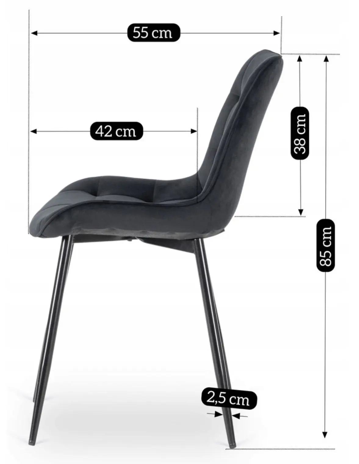 Scaun Mebel Elite Chris (Black)