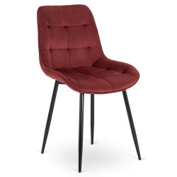 Scaun Mebel Elite Chris (Burgundy/Black) Thumb