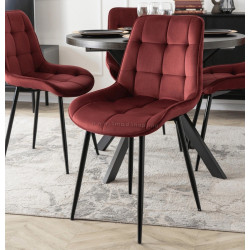 Scaun Mebel Elite Chris (Burgundy/Black)