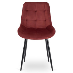 Scaun Mebel Elite Chris (Burgundy/Black) Thumb