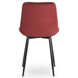 Scaun Mebel Elite Chris (Burgundy/Black) Thumb