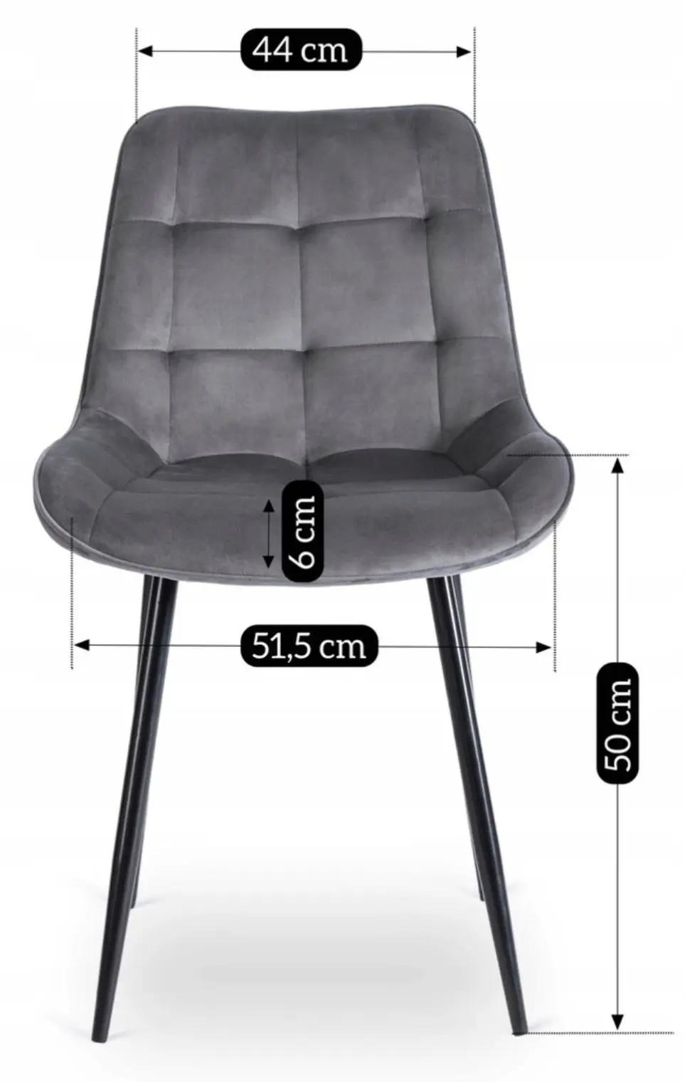 Scaun Mebel Elite Chris (Grey/Black)