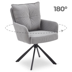 Scaun Mebel Elite City (Grey/Black) Thumb