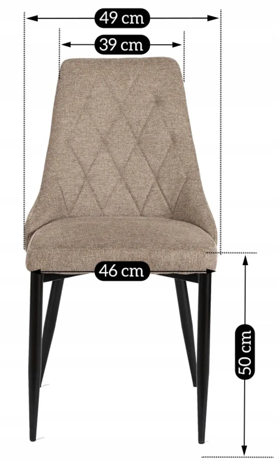 Scaun Mebel Elite Cork 2 (Beige/Black) - 8