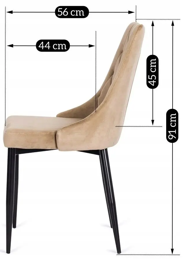 Scaun Mebel Elite Cork (Beige/Black)