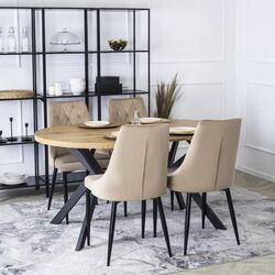 Scaun Mebel Elite Cork (Beige/Black) Thumb