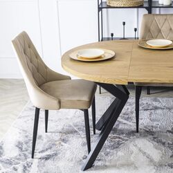 Scaun Mebel Elite Cork (Beige/Black) Thumb