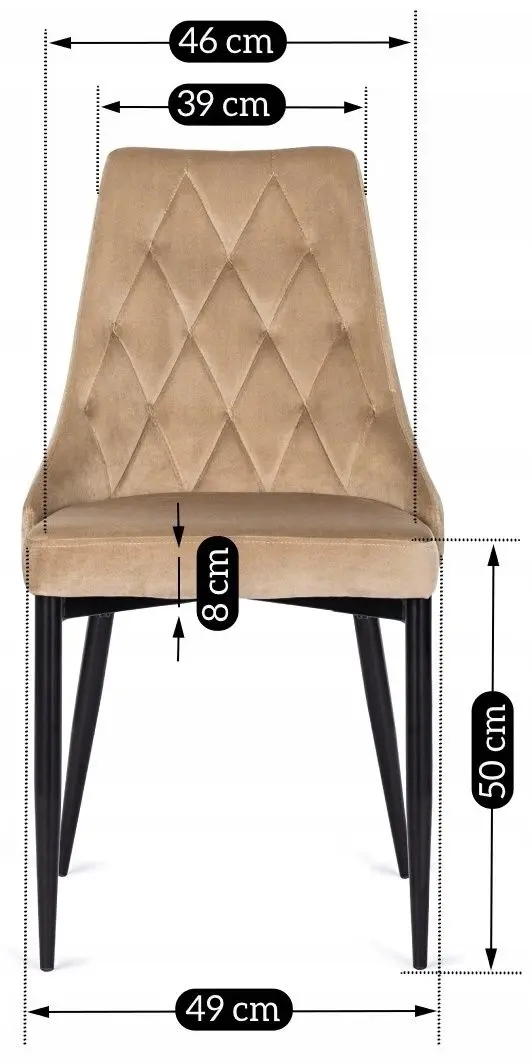 Scaun Mebel Elite Cork (Beige/Black)