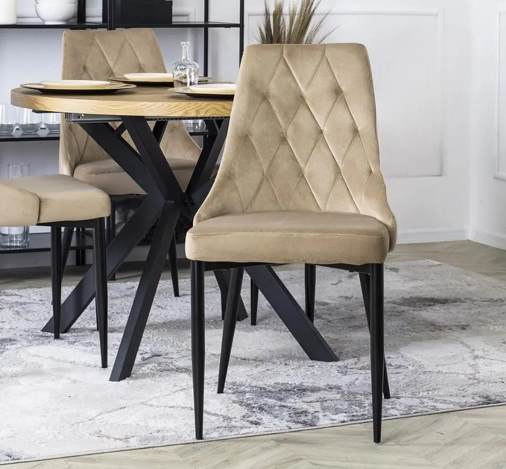 Scaun Mebel Elite Cork (Beige/Black)