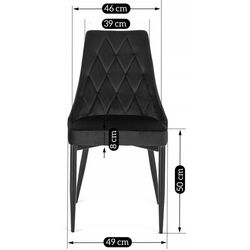 Scaun Mebel Elite Cork (Black) Thumb