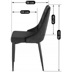 Scaun Mebel Elite Cork (Black) Thumb