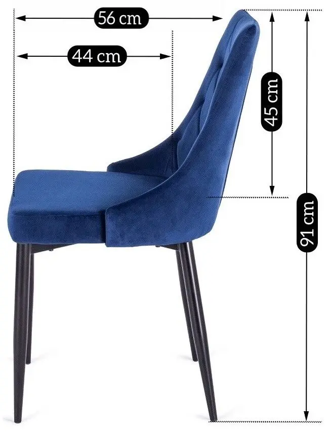 Scaun Mebel Elite Cork (Dark Blue/Black)