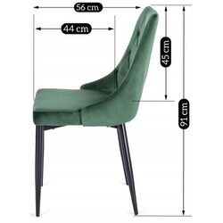 Scaun Mebel Elite Cork (Green/Black) Thumb