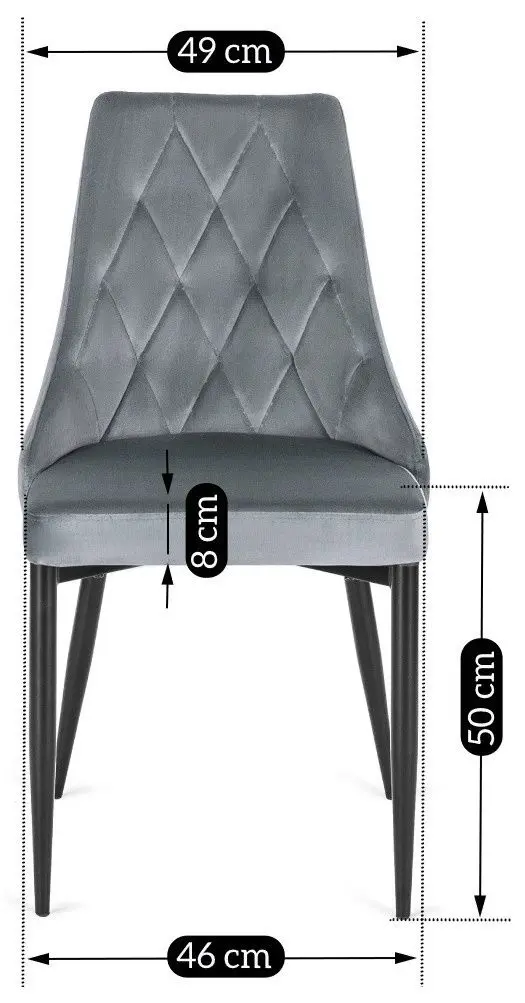 Scaun Mebel Elite Cork (Grey/Black)