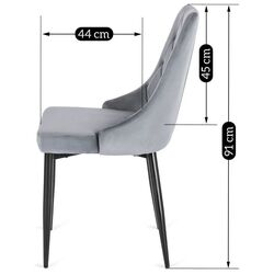 Scaun Mebel Elite Cork (Grey/Black) Thumb