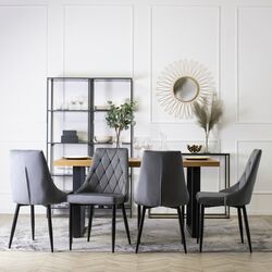 Scaun Mebel Elite Cork (Grey/Black) Thumb