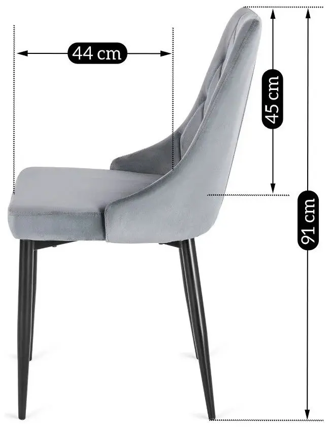 Scaun Mebel Elite Cork (Grey/Black)