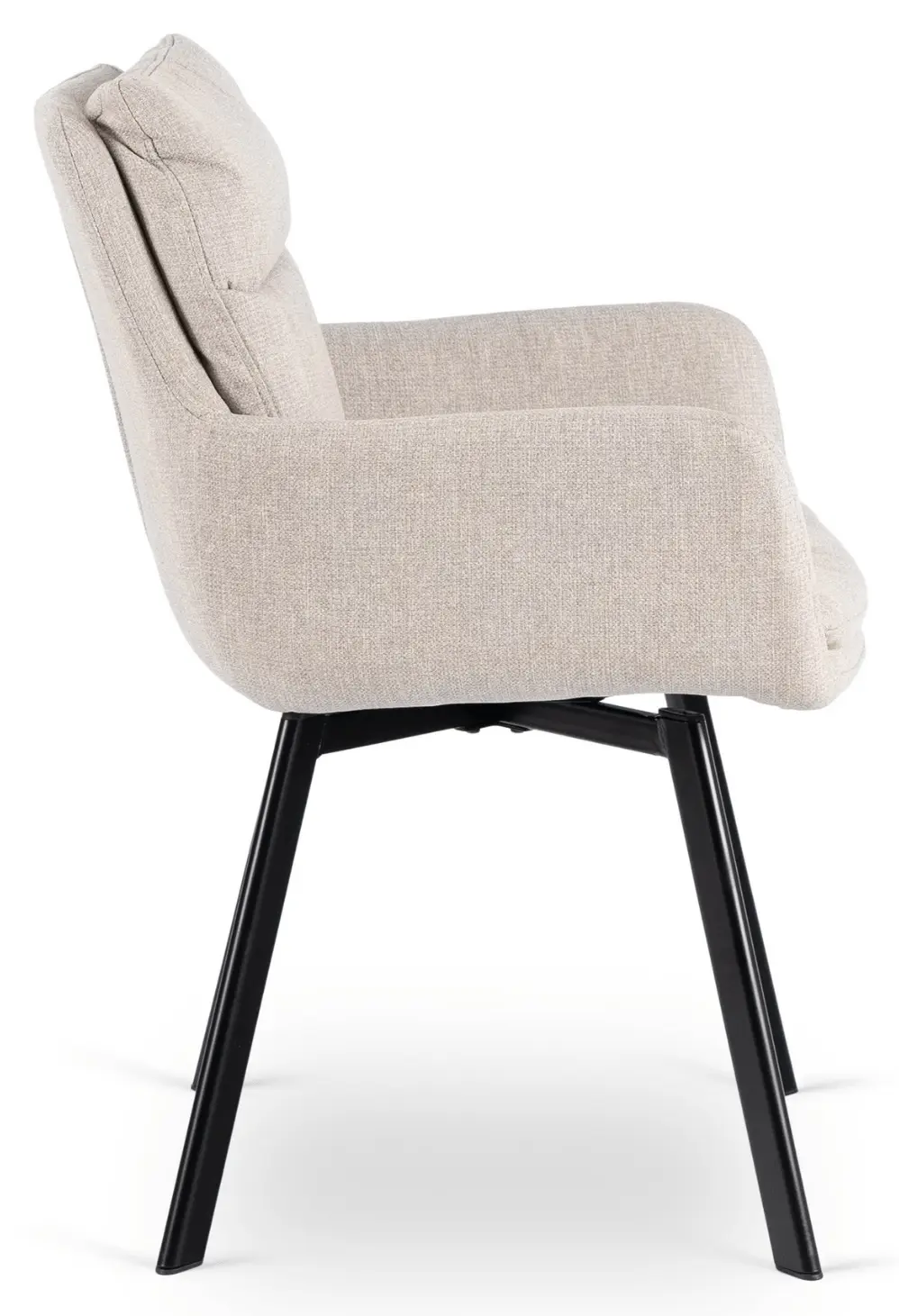 Стул Mebel Elite Cortado (Beige/Black) - 3