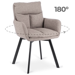 Стул Mebel Elite Cortado (Brown/Black) Thumb