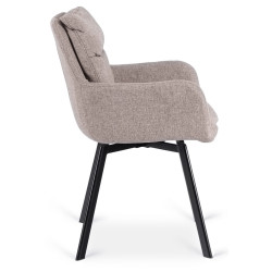 Стул Mebel Elite Cortado (Brown/Black) Thumb