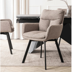 Стул Mebel Elite Cortado (Brown/Black)