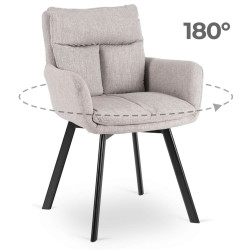 Стул Mebel Elite Cortado (Grey/Black) Thumb