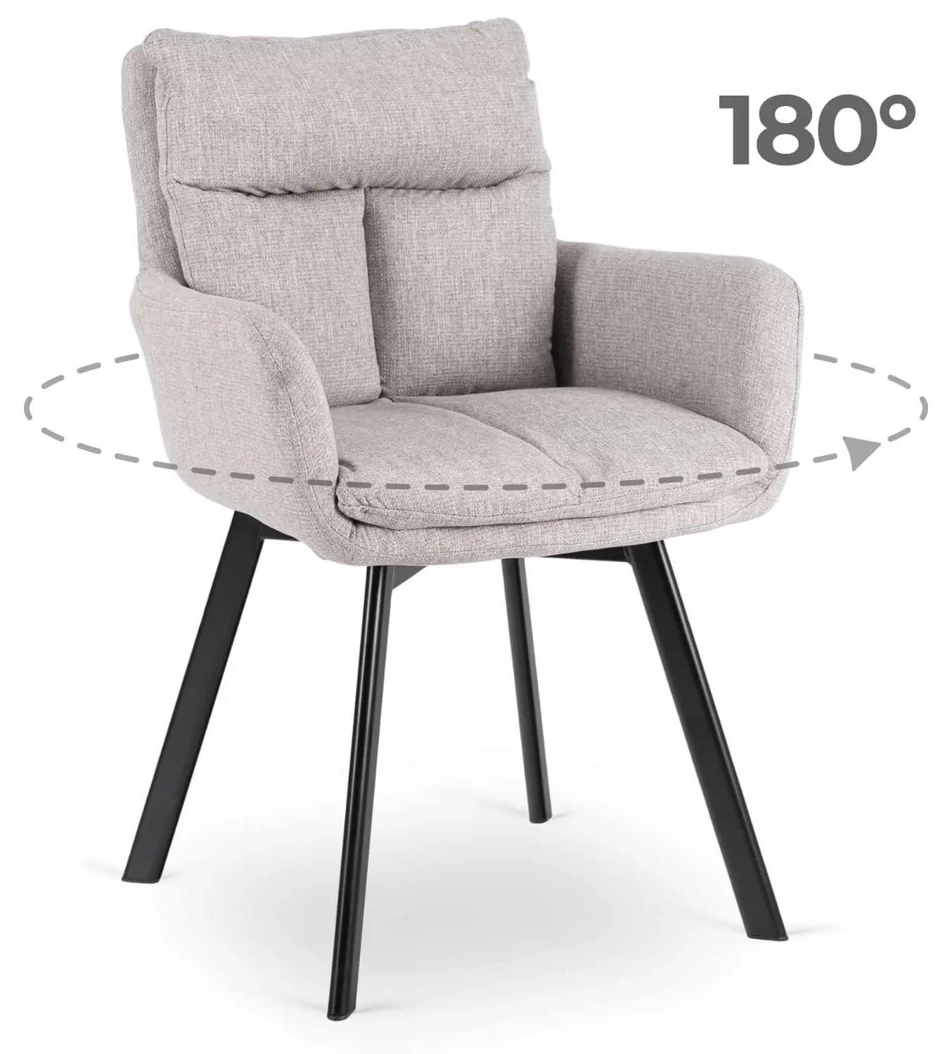 Стул Mebel Elite Cortado (Grey/Black) - 2