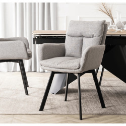 Стул Mebel Elite Cortado (Grey/Black)