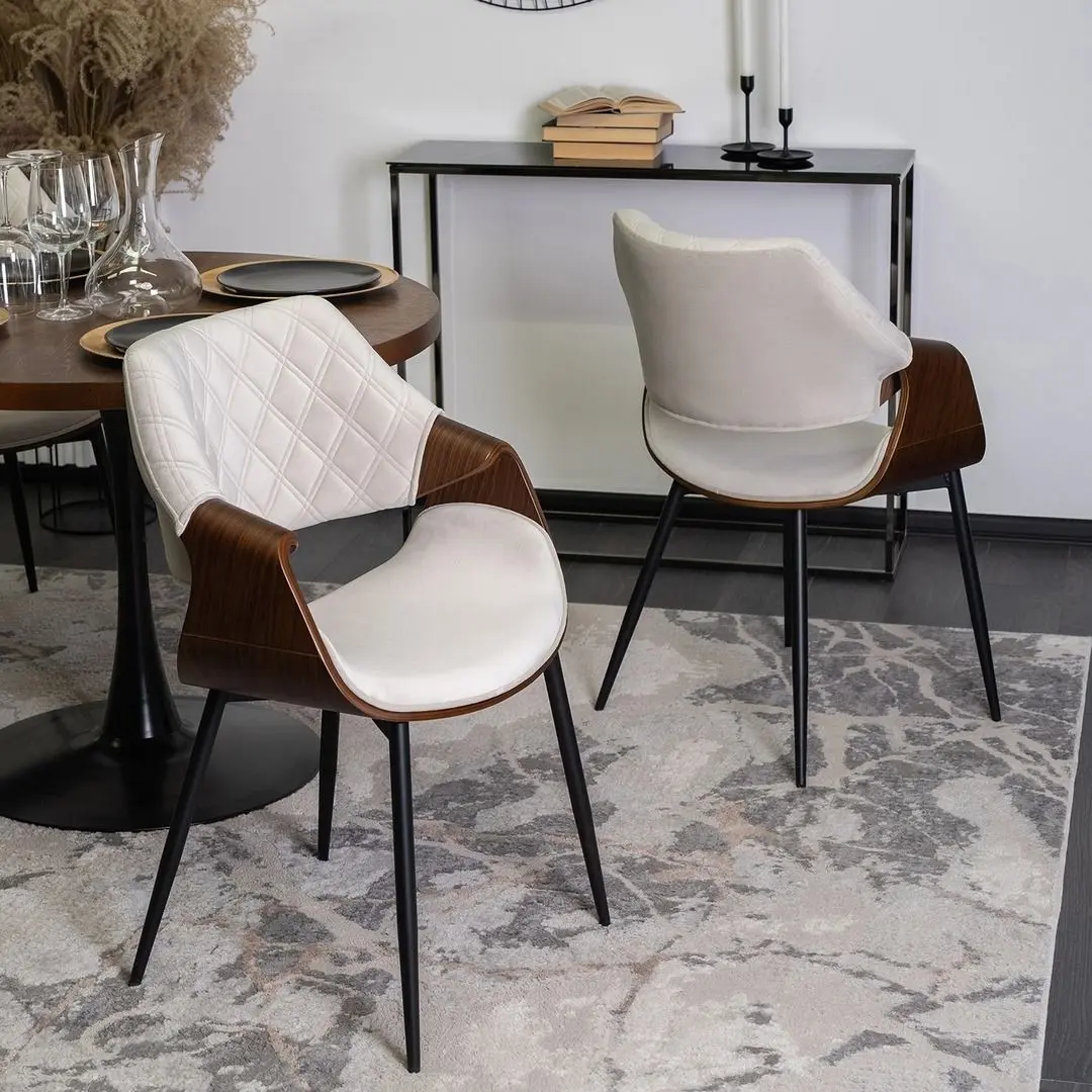 Стул Mebel Elite Dakota (Beige/Walnut) - 14