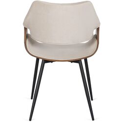 Стул Mebel Elite Dakota (Beige/Walnut) Thumb