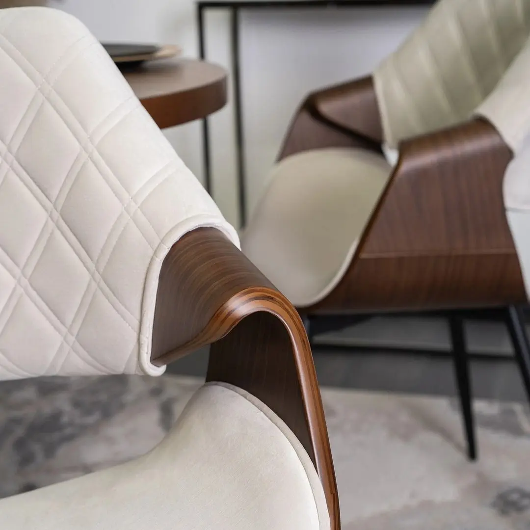 Стул Mebel Elite Dakota (Beige/Walnut) - 9