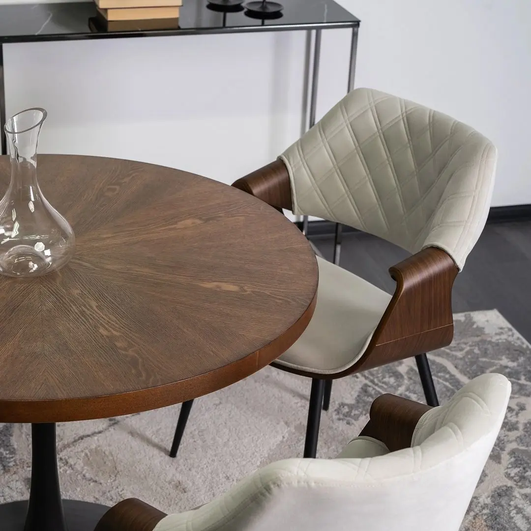 Стул Mebel Elite Dakota (Beige/Walnut) - 10