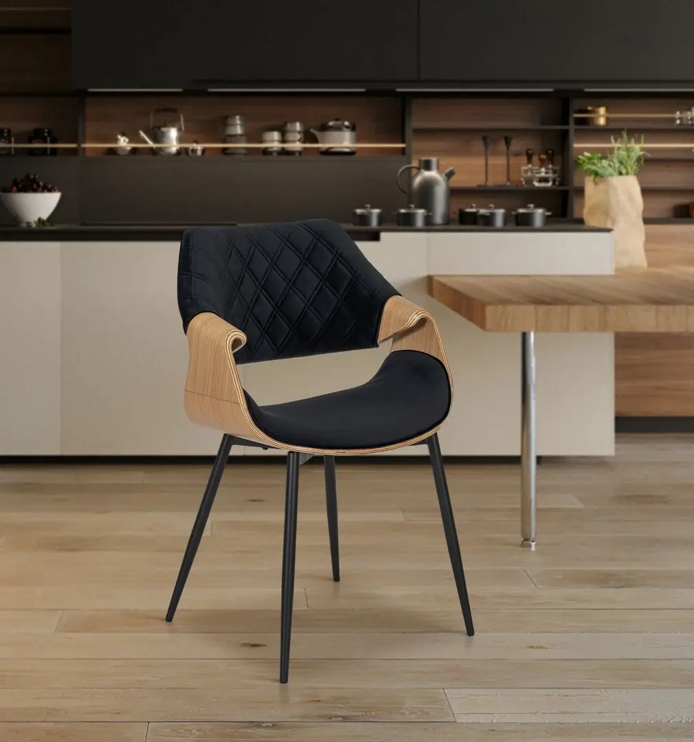 Стул Mebel Elite Dakota (Black/Craft Oak Golden)