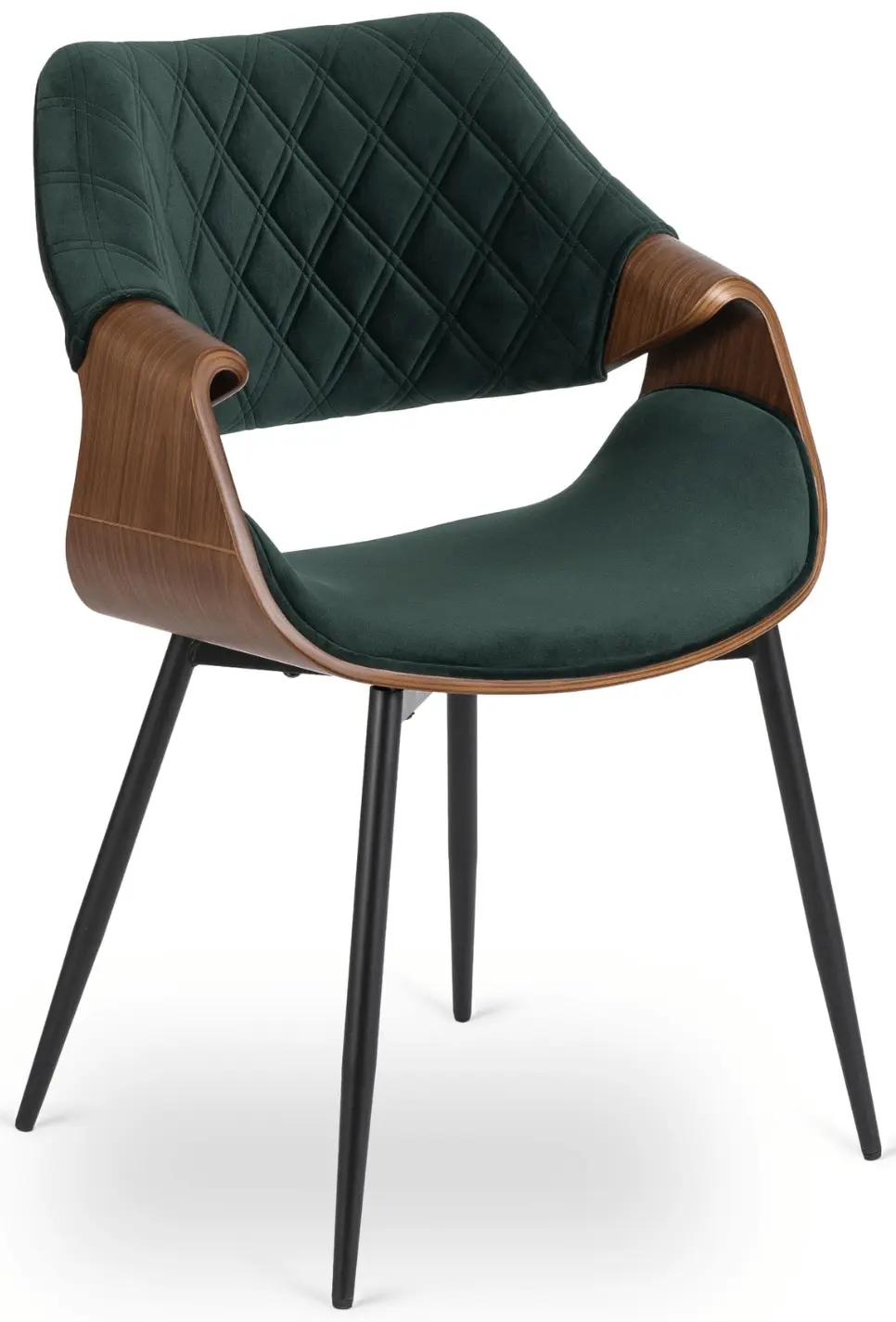 Scaun Mebel Elite Dakota (Green/Walnut) - 2