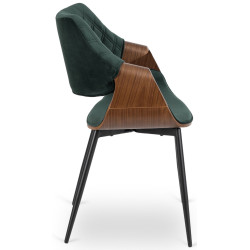Scaun Mebel Elite Dakota (Green/Walnut) Thumb