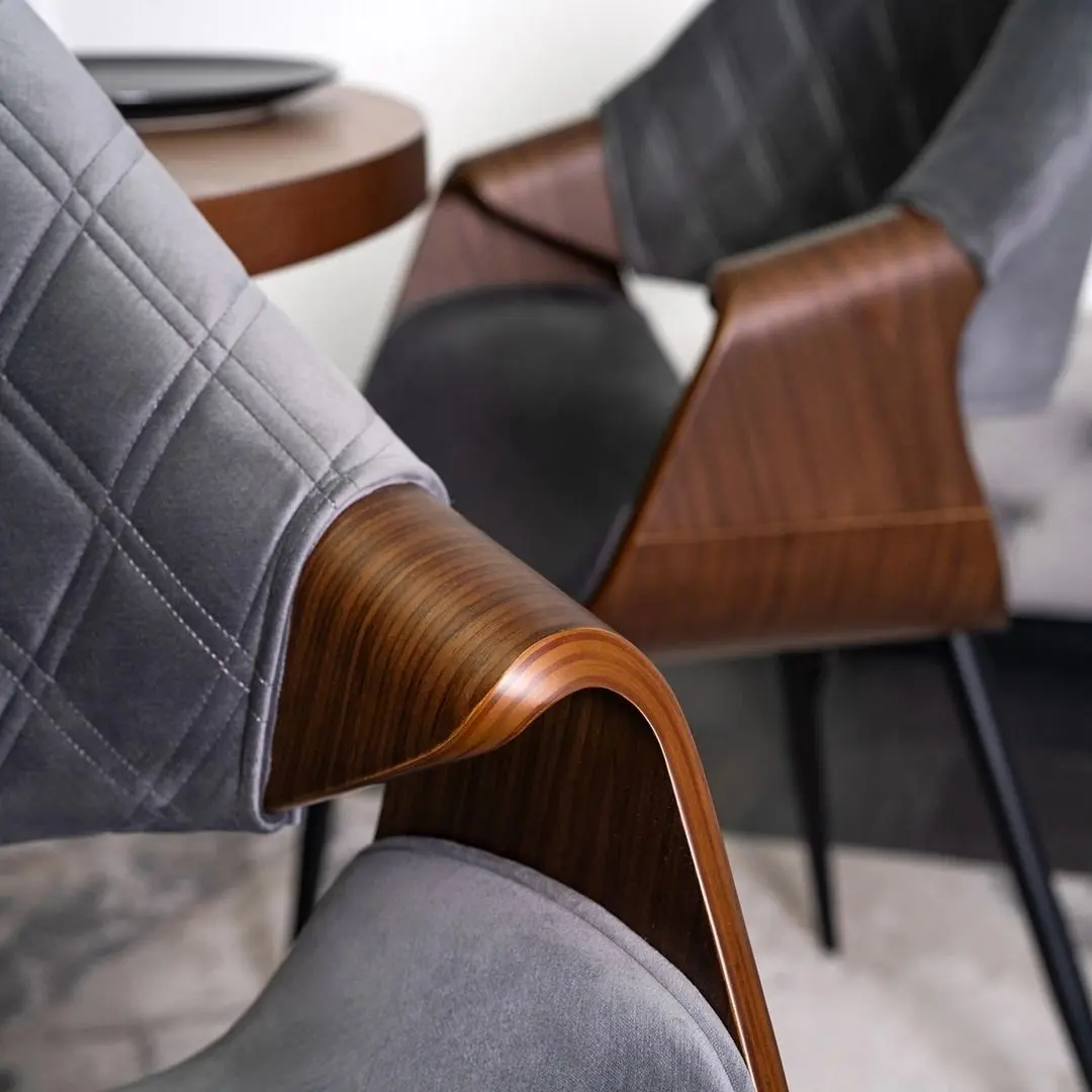 Стул Mebel Elite Dakota (Grey/Walnut) - 11