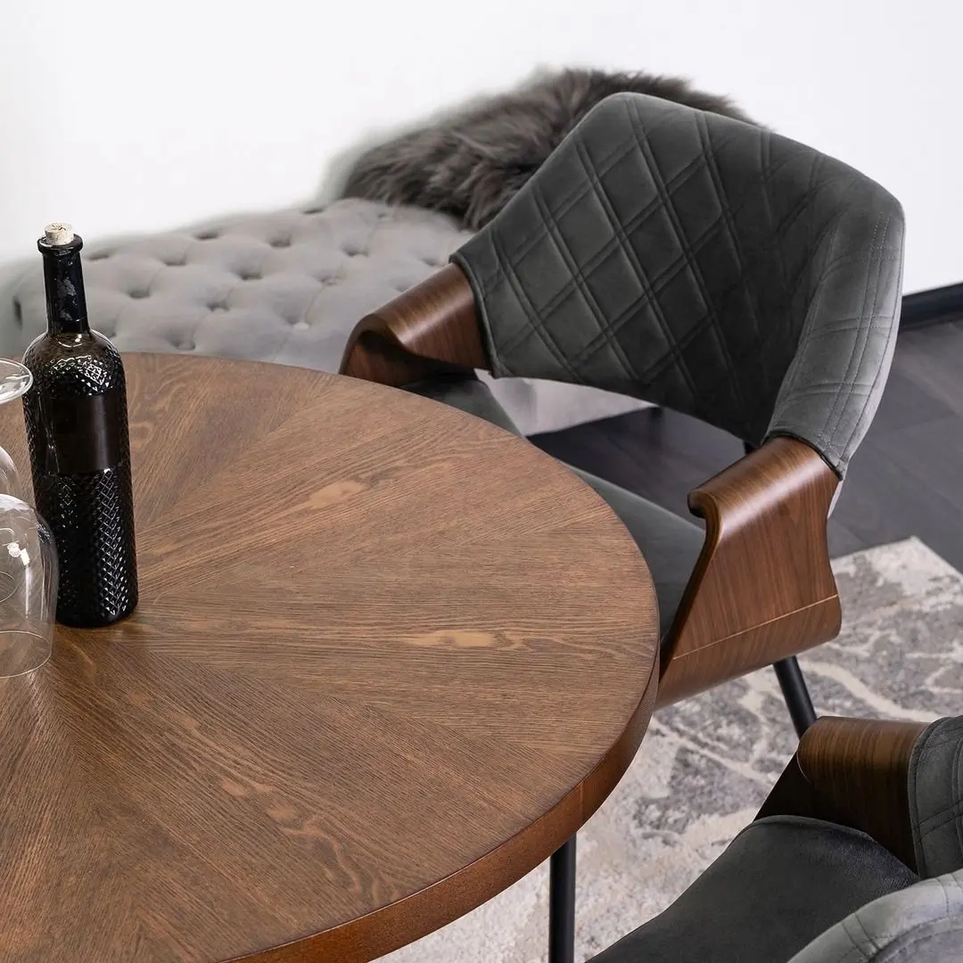 Стул Mebel Elite Dakota (Grey/Walnut) - 13