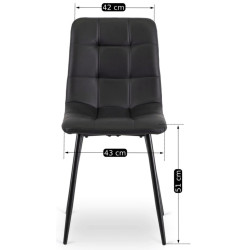 Стул Mebel Elite Dalvin (Black) Thumb