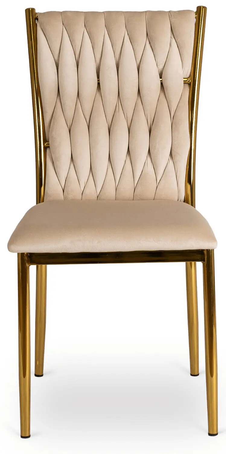 Scaun Mebel Elite Dan (Cream/Gold)
