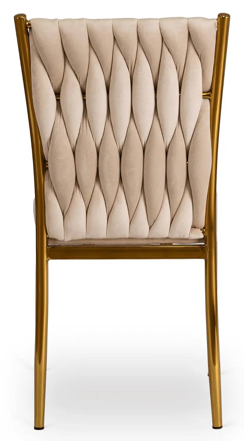 Scaun Mebel Elite Dan (Cream/Gold)