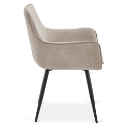 Scaun Mebel Elite Edrick (Cream/Black) Thumb