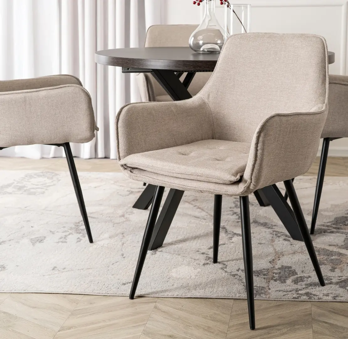 Scaun Mebel Elite Edrick (Cream/Black)