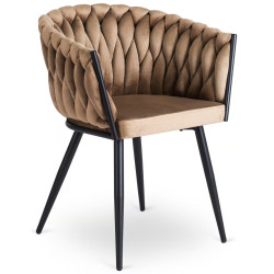 Scaun Mebel Elite Elena (Beige/Black) Thumb