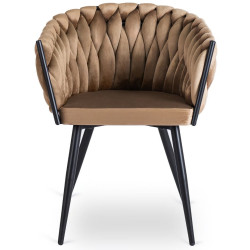 Scaun Mebel Elite Elena (Beige/Black) Thumb