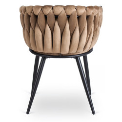 Scaun Mebel Elite Elena (Beige/Black) Thumb