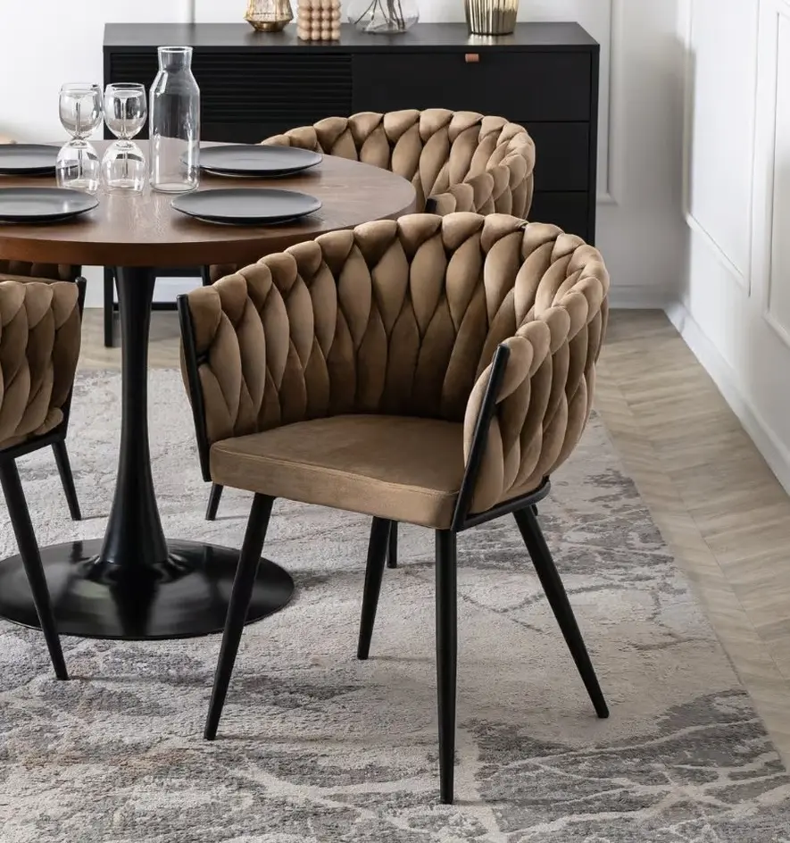 Scaun Mebel Elite Elena (Beige/Black)