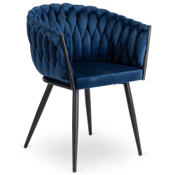 Стул Mebel Elite Elena (Blue/Black) Thumb